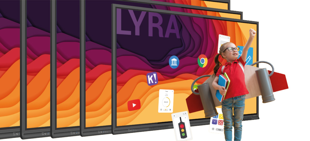 Monitor interaktywny idealny do szkoły - Newline LYRA - Jangar